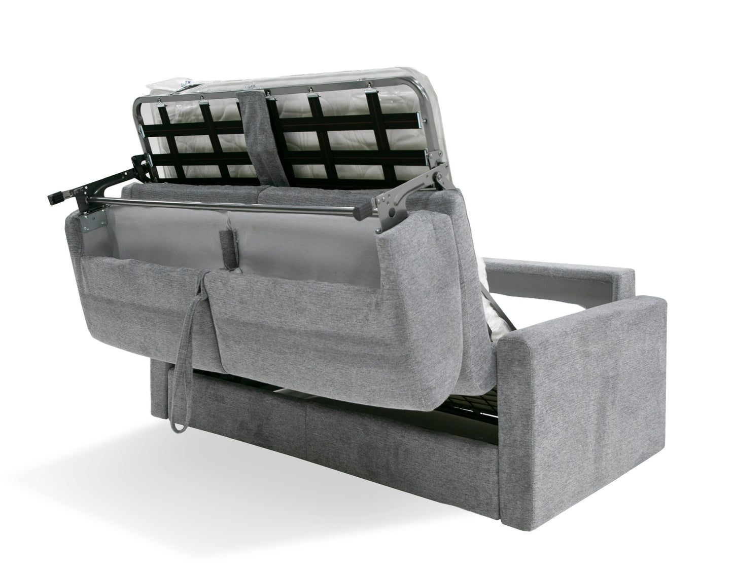 Lamod Italia Revers Italian Modern Grey Fabric Full Sofa Bed