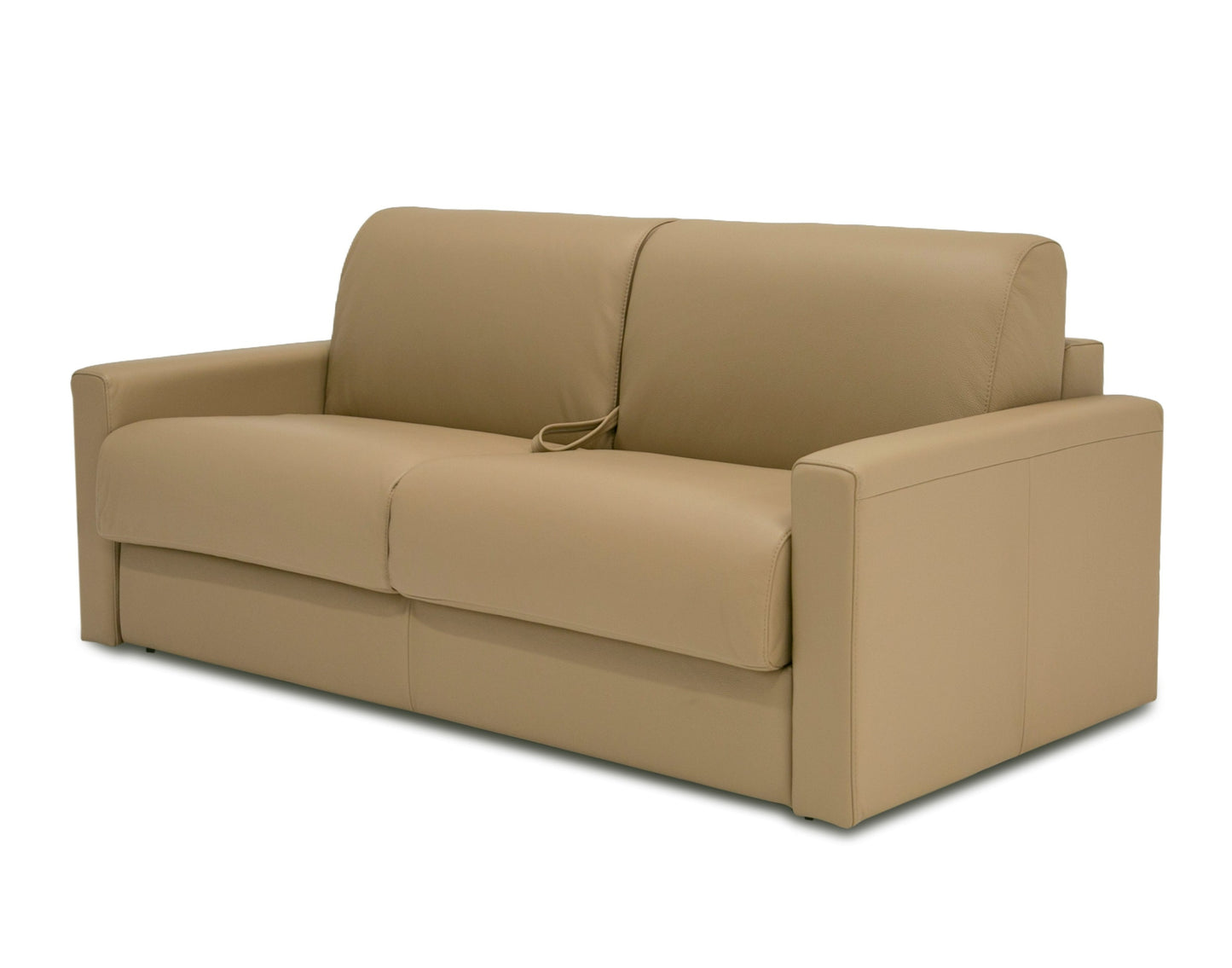 Lamod Italia Revers Italian Modern Desert Leather Full Sofabed