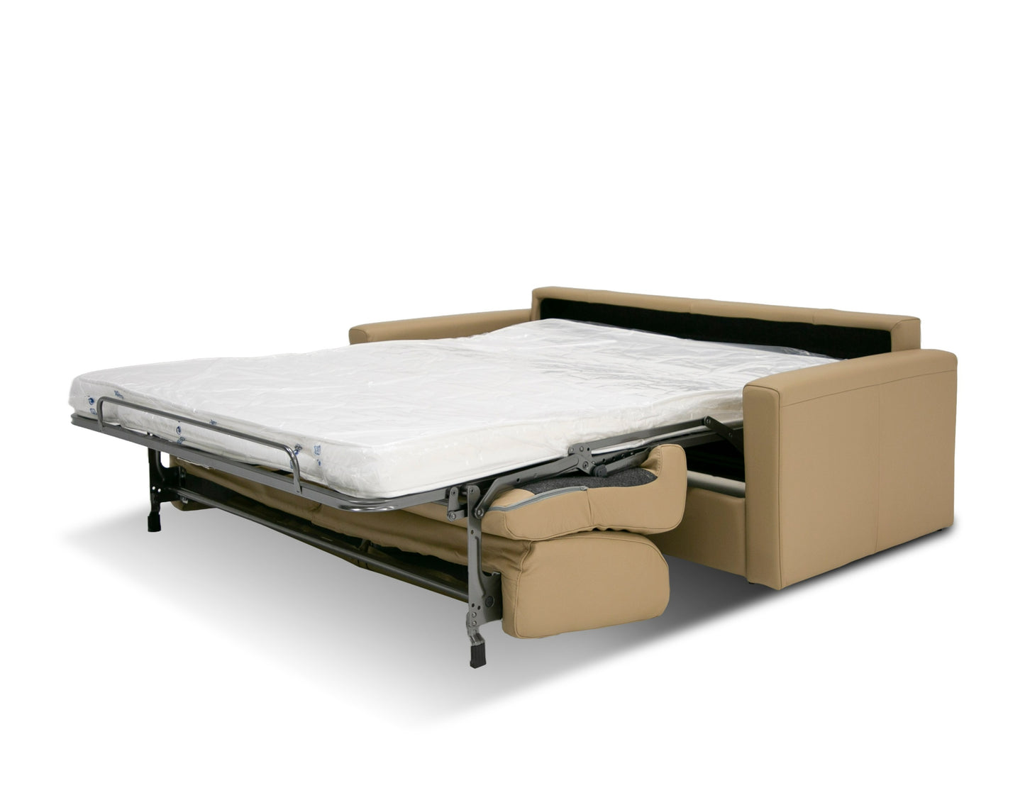Lamod Italia Revers Italian Modern Desert Leather Full Sofabed
