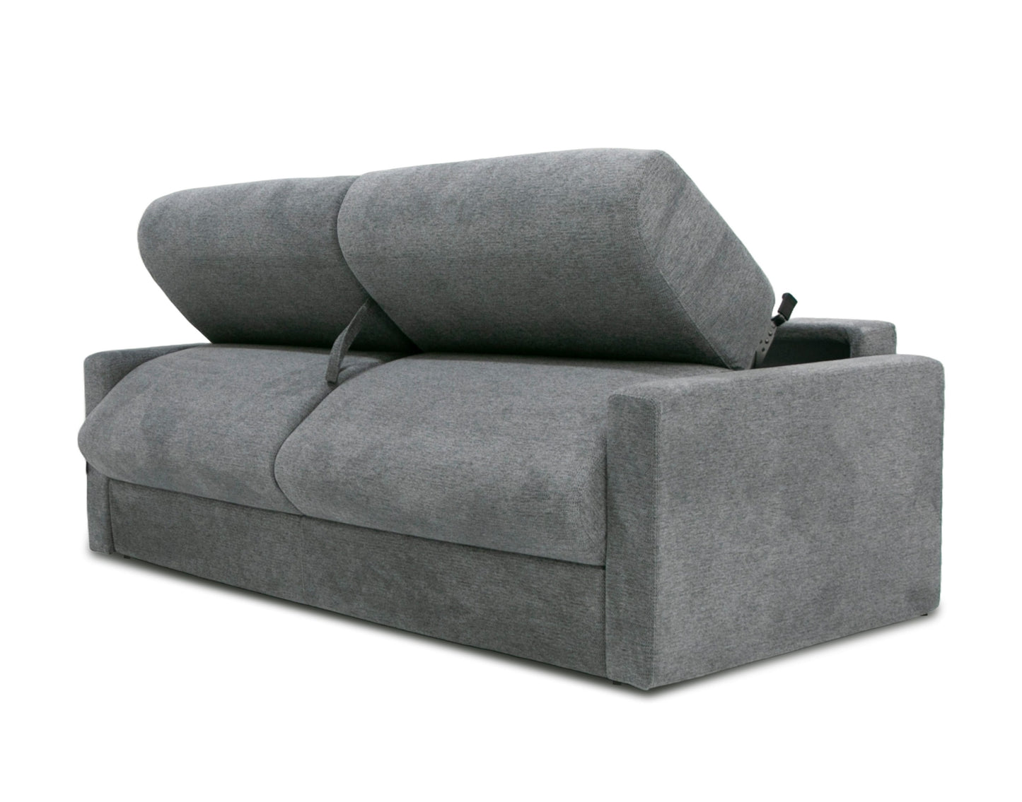 Lamod Italia Revers Italian Modern Grey Fabric Queen Sofa Bed