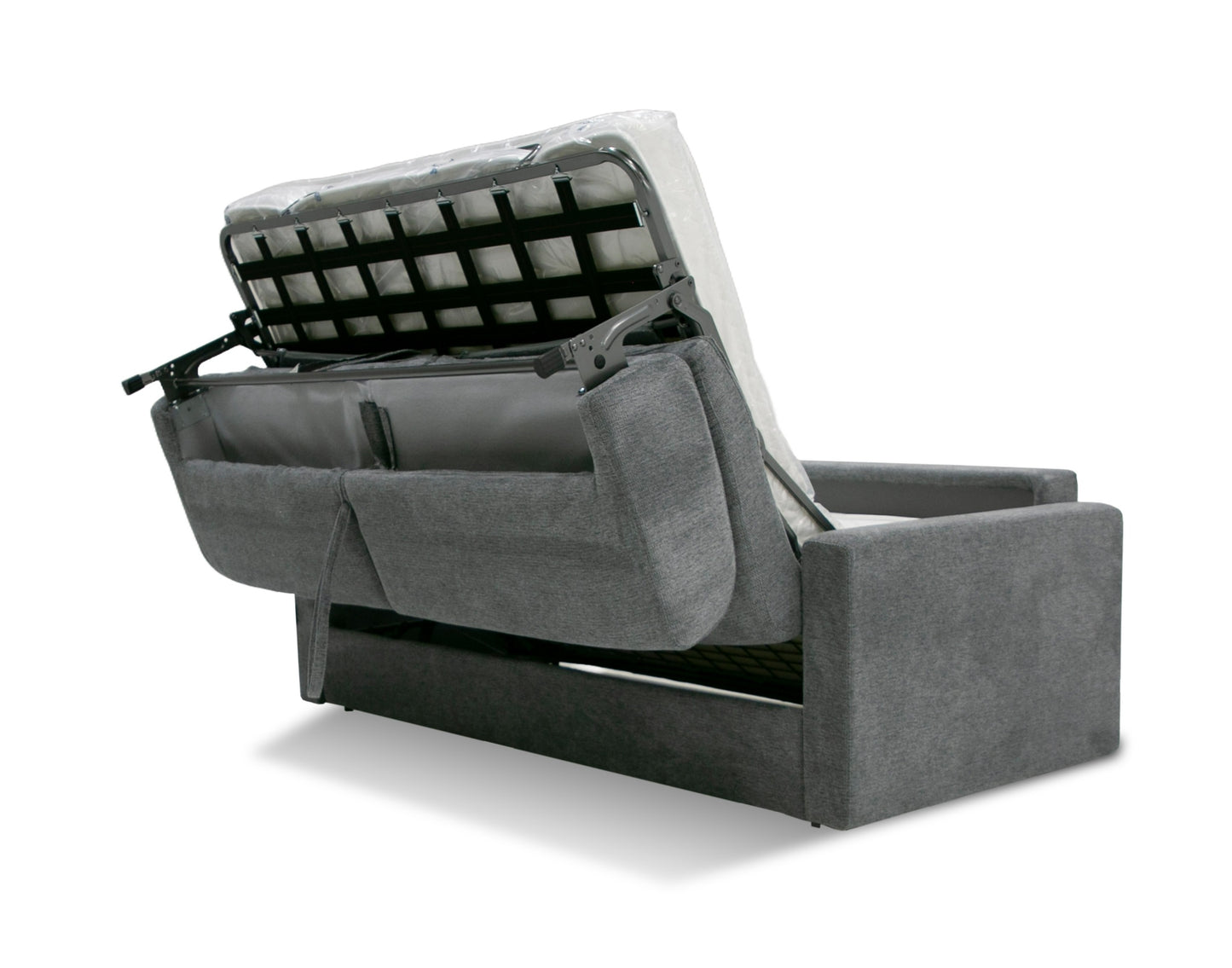 Lamod Italia Revers Italian Modern Grey Fabric Queen Sofa Bed