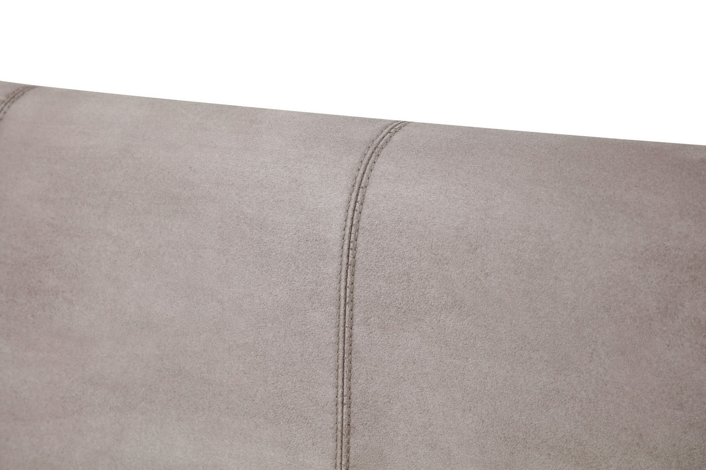 Modrest Roma Modern Taupe Microfiber Upholstered Bed