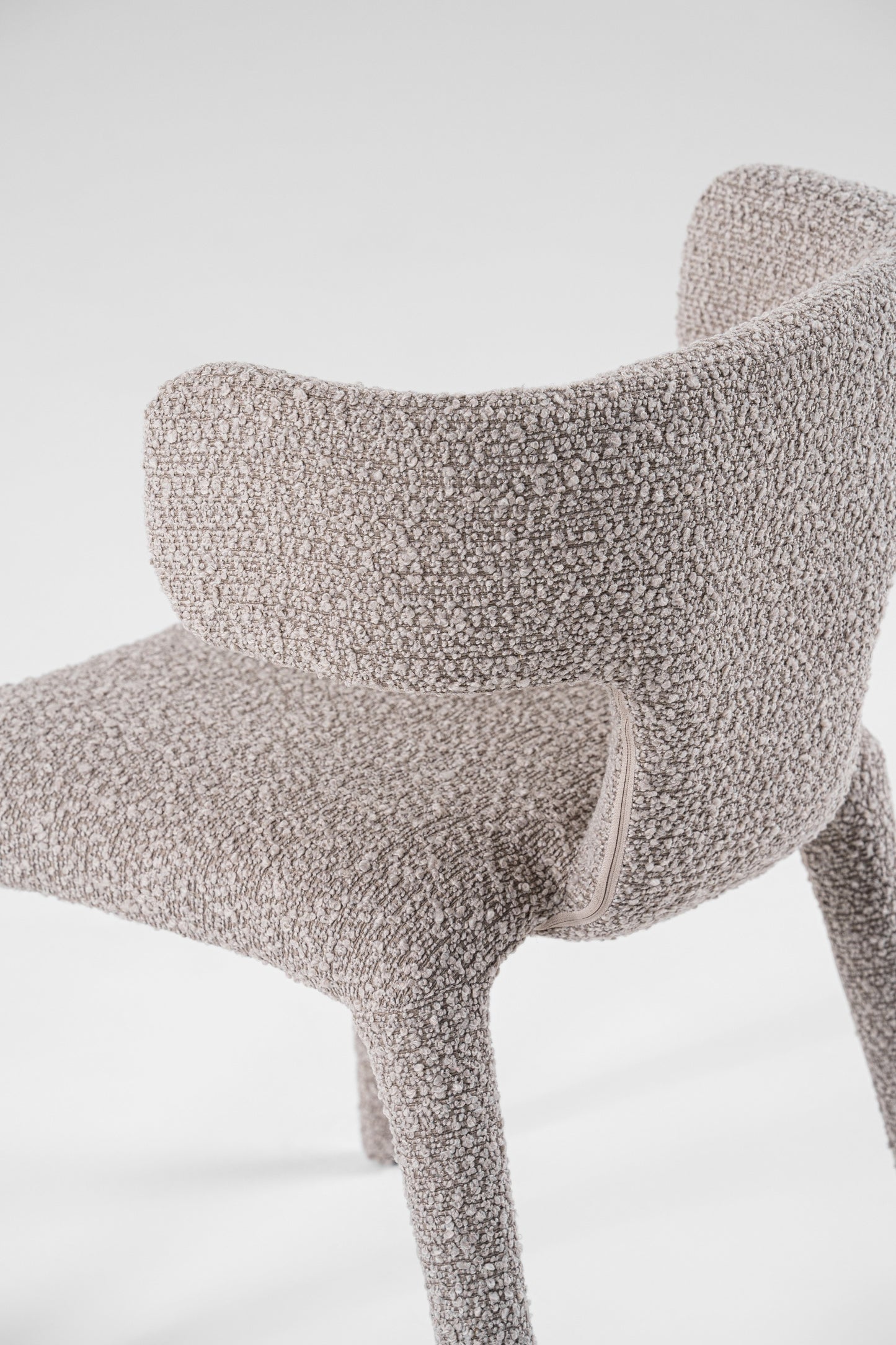Modrest Saehee Modern Light Grey Fabric Dining Chair