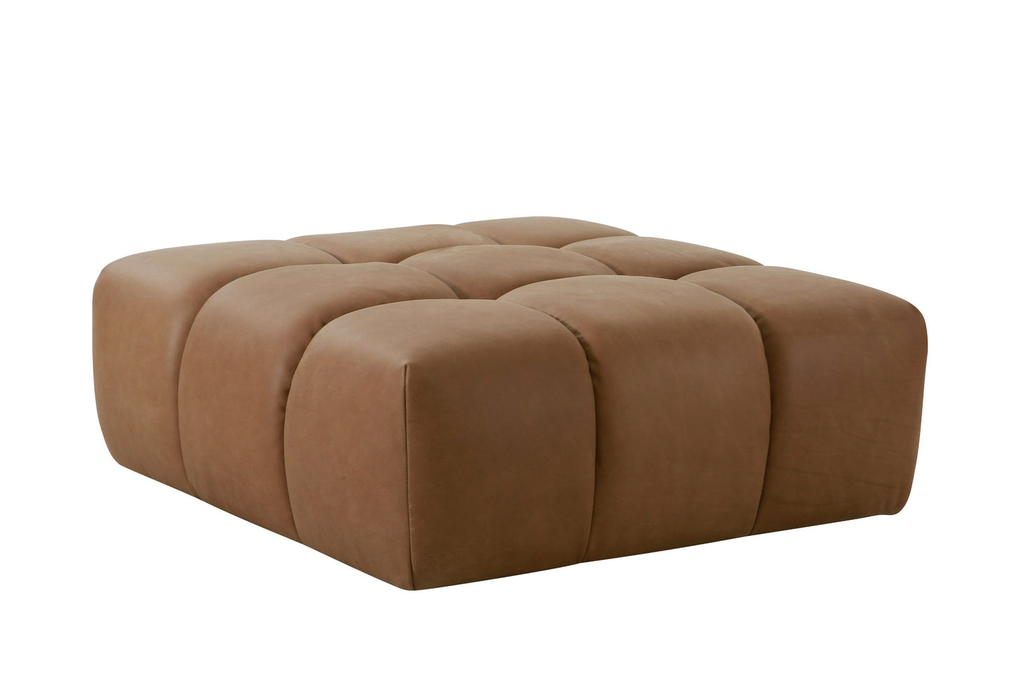 Divani Casa Everest Modern Brown Leather Modular Sectional Sofa