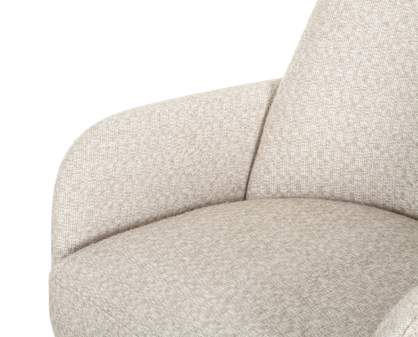 Modrest Cando Modern Beige Fabric Dining Chair