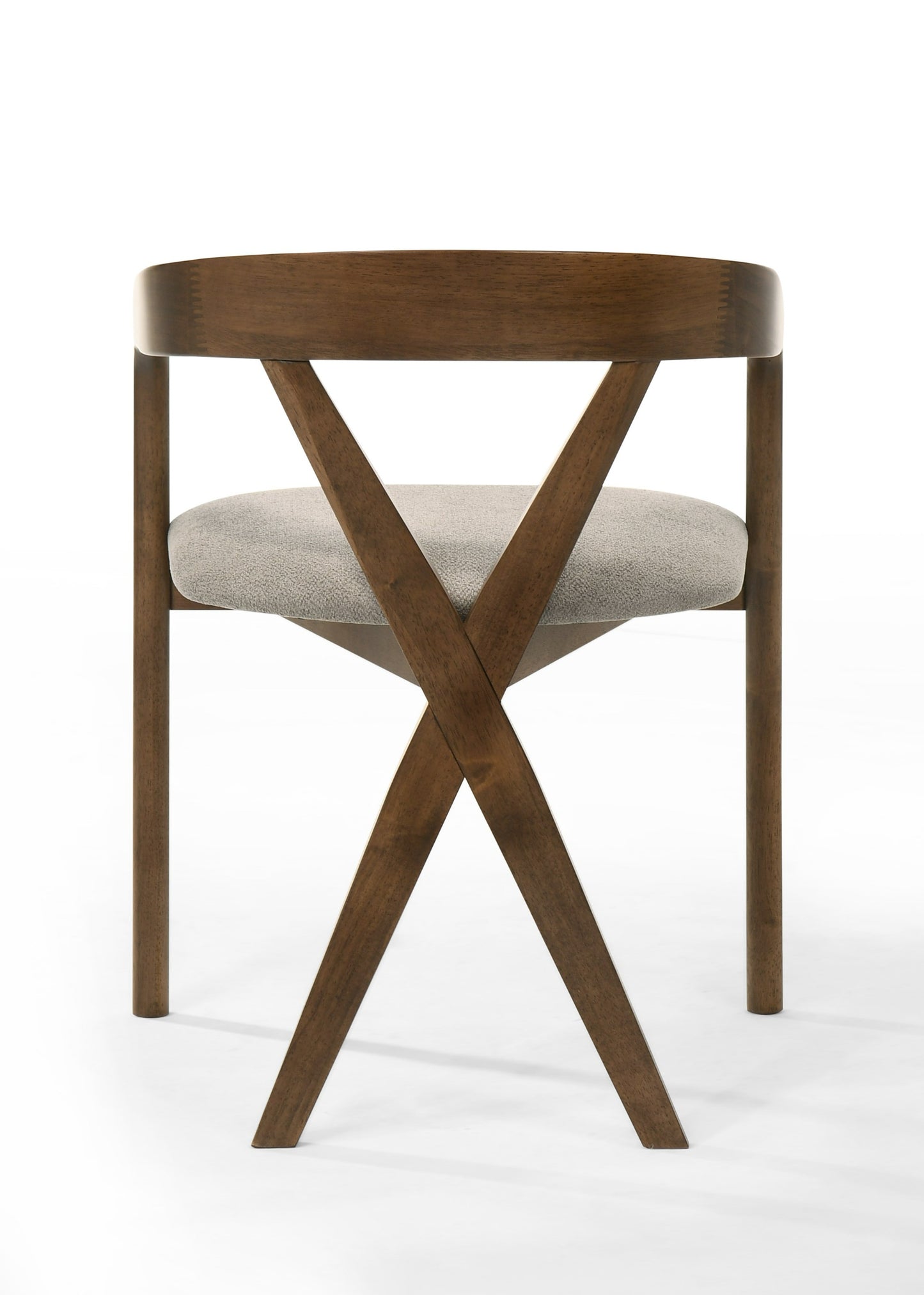 Modrest Nancy Weiss Mid-Century Modern Marble Walnut Dining Table Set