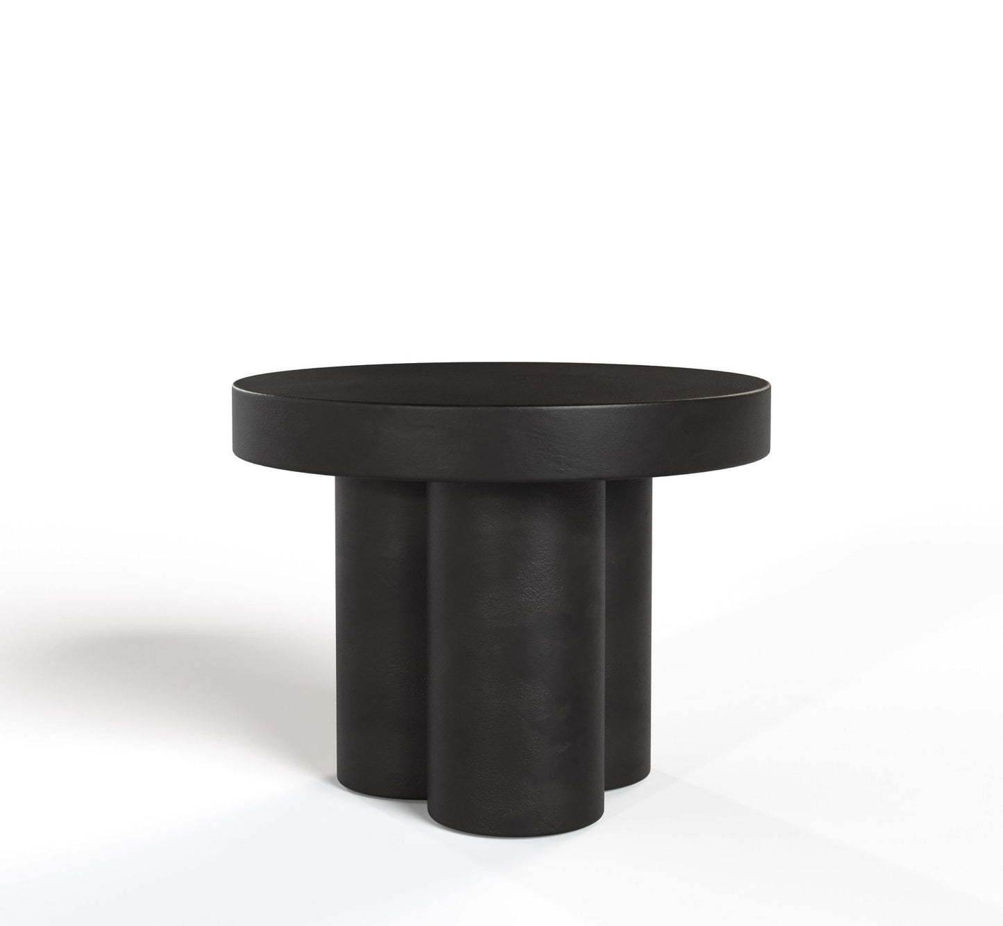 Modrest Bruni Modern Black Concrete End Table