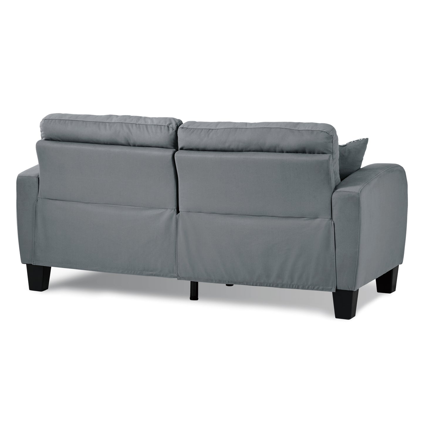 Homelegance Sinclair Sectional Sofa Gray Retro Charm Modern Elegance 8202GRY-3
