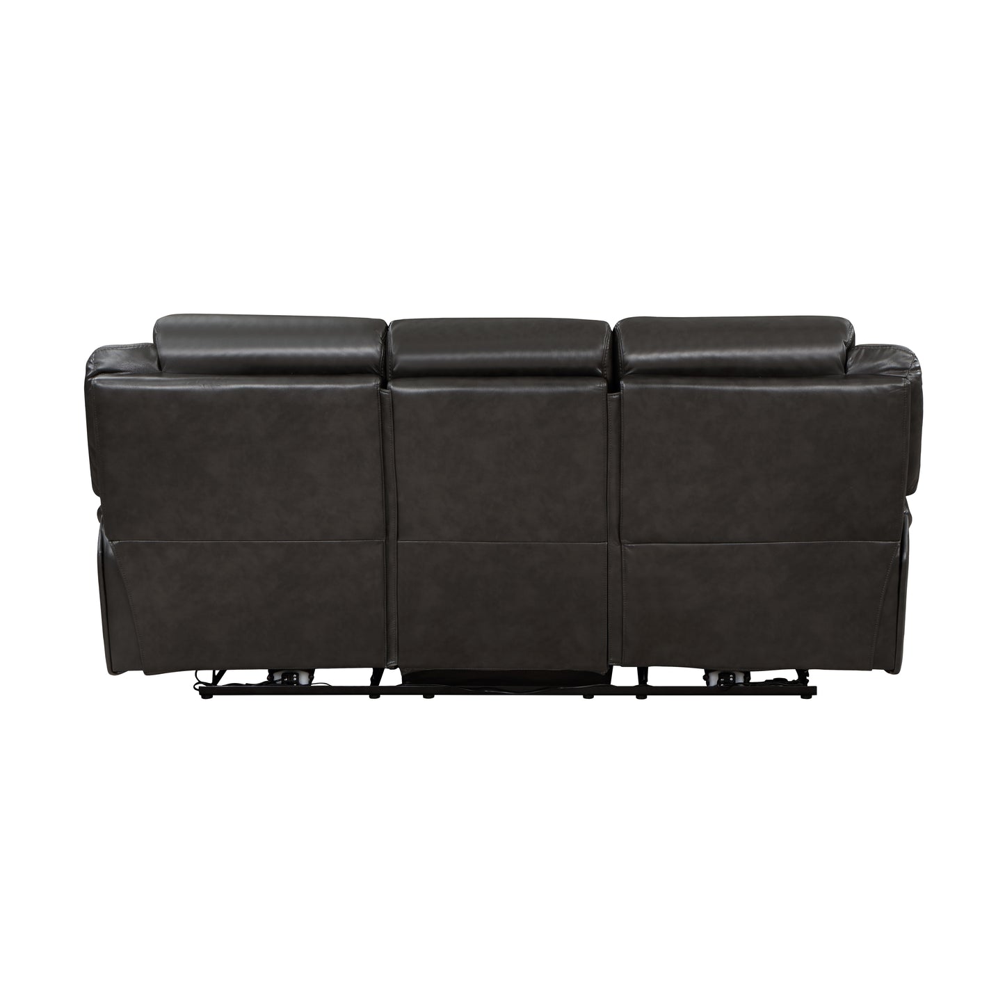Homelegance Amite Sectional Sofa Dark Gray with USB Charging 8229NDG-3PW