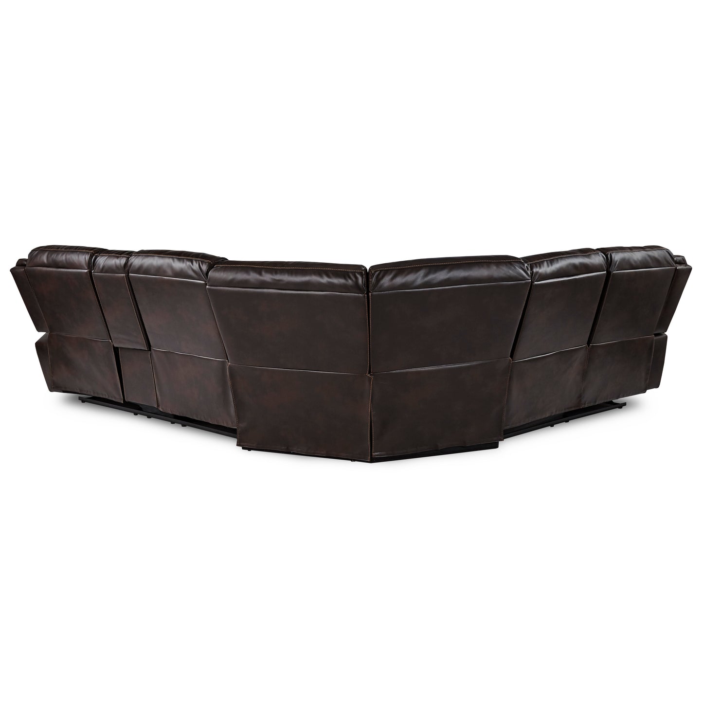 Homelegance Bastrop Sectional Sofa in Brown 8230BRW-SC