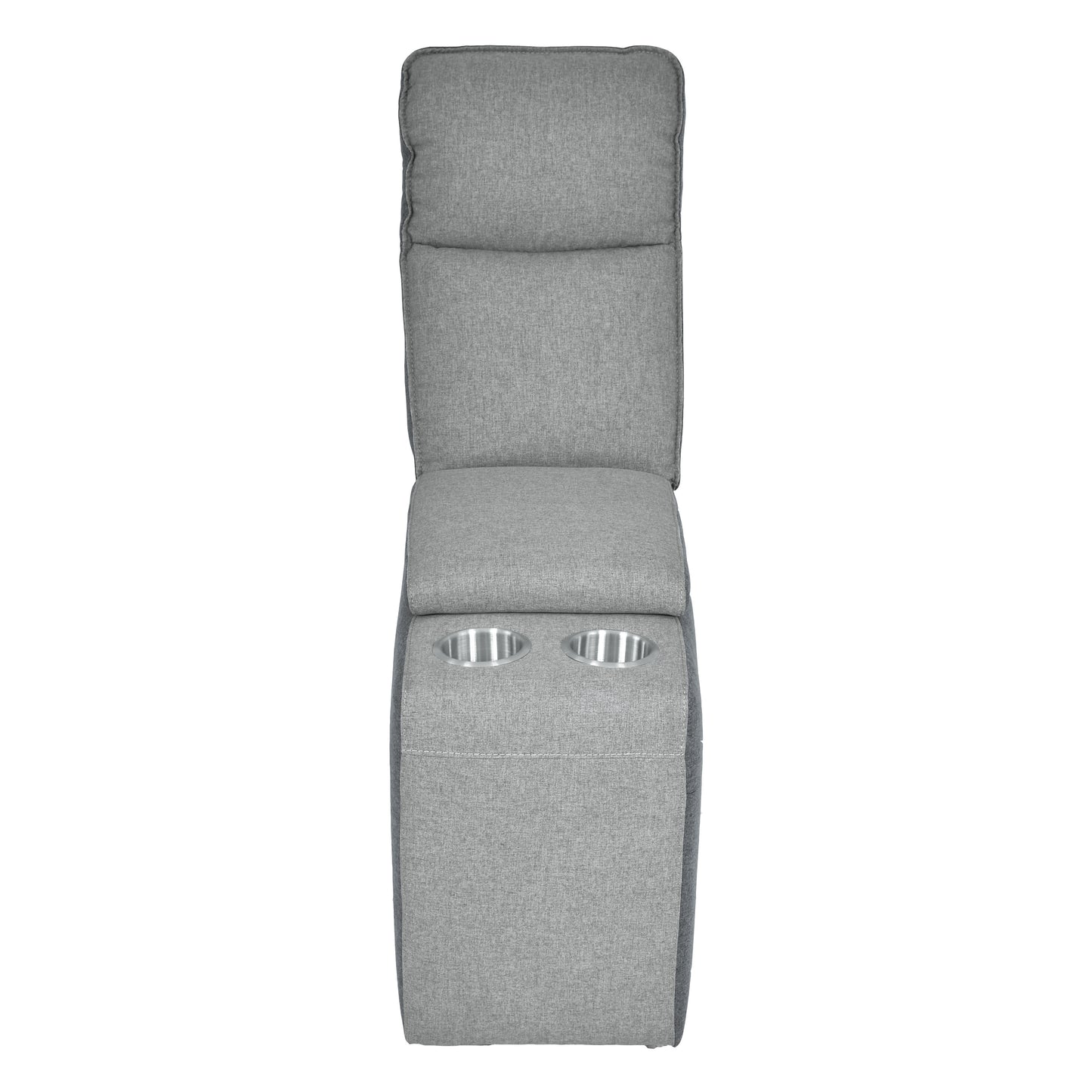 Homelegance Maroni Loveseat Power Reclining 2-Tone Gray 8259-2CNPWH