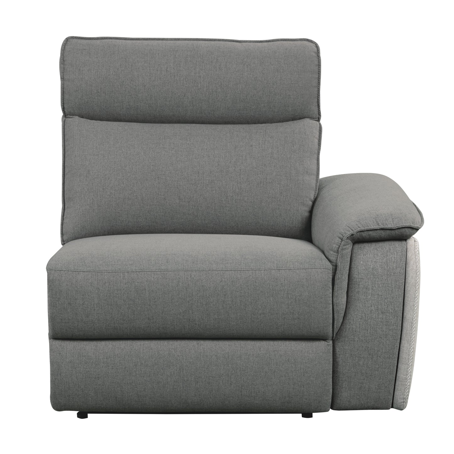 Homelegance Maroni Loveseat Power Reclining 2 Tone Gray 8259DG-2PWH