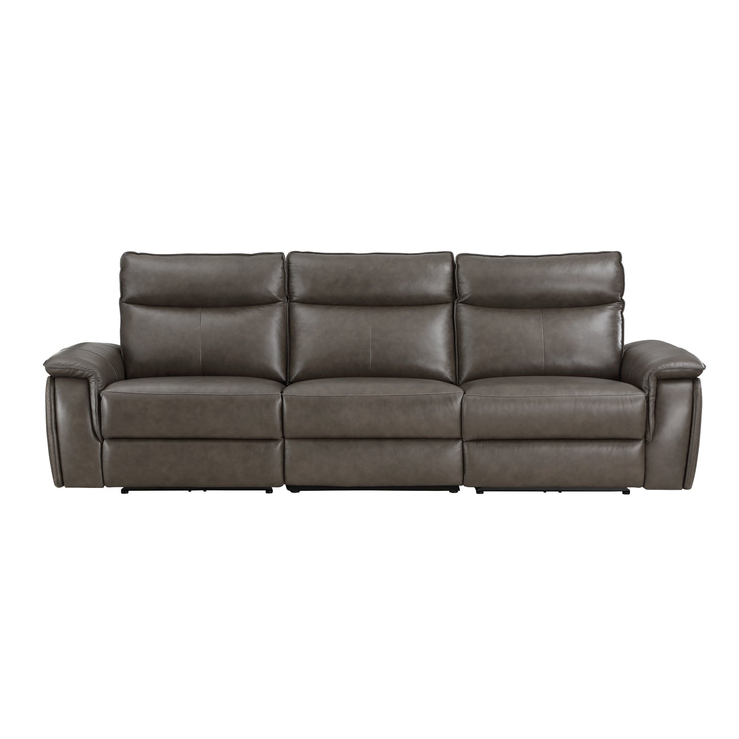 Homelegance Maroni Power Reclining Sofa in Dark Brown 8259RFDB-3PWH