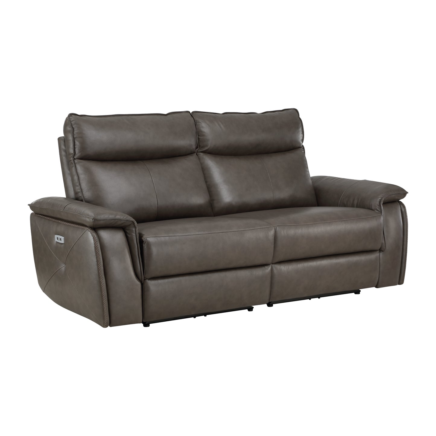 Homelegance Maroni Loveseat Power Reclining Dark Brown 8259RFDB-2PWH