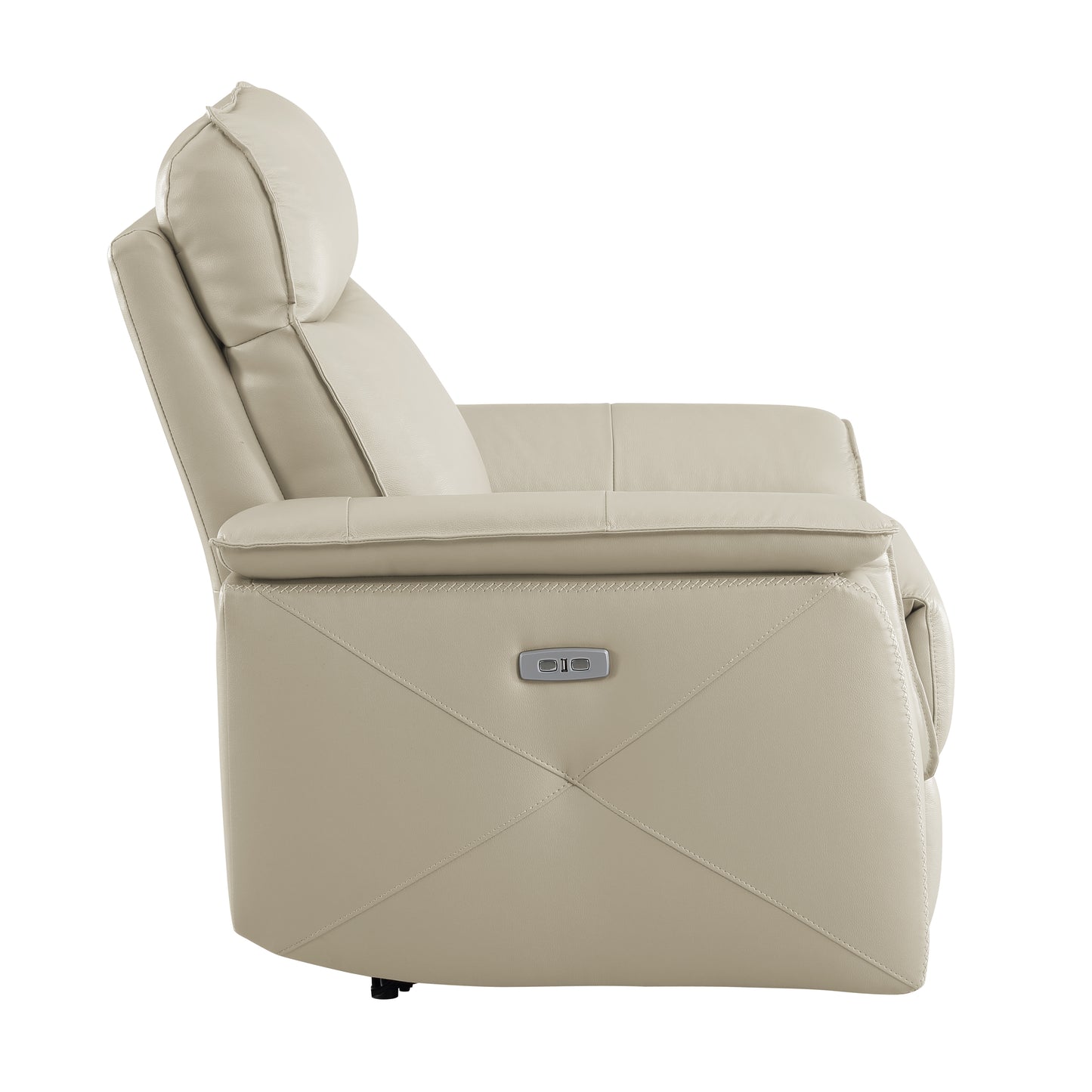 Homelegance Maroni Reclining Chair Power Recliner in Taupe 8259RFTP-1PWH
