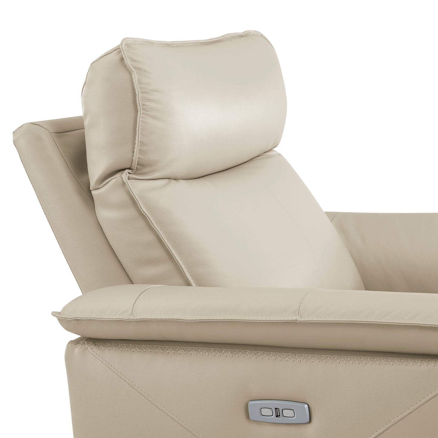 Homelegance Maroni Reclining Chair Power Recliner in Taupe 8259RFTP-1PWH