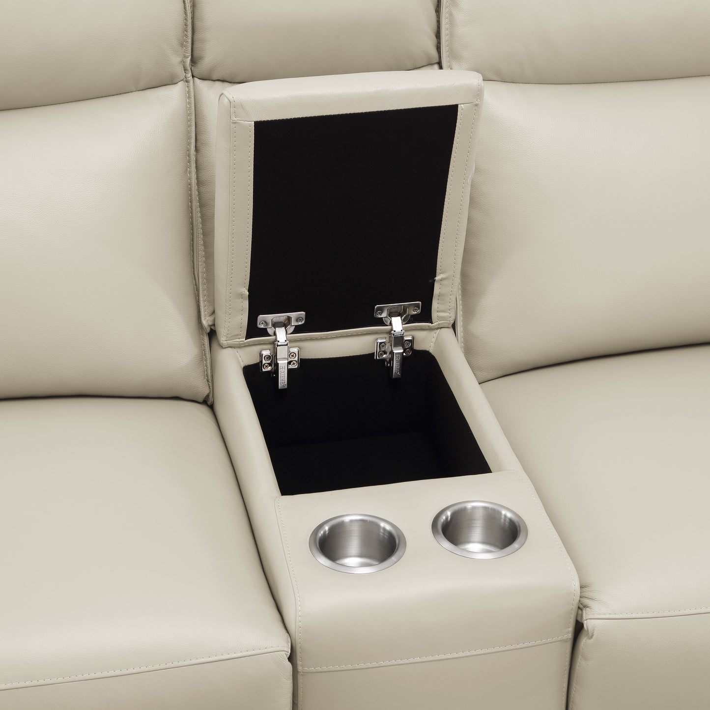 Homelegance Maroni Loveseat Power Reclining in Taupe 8259RFTP-2CNPWH