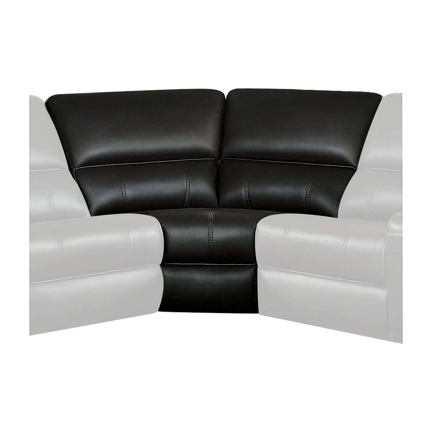 Homelegance Falun Sectional Sofa in Dark Brown 8260DB-6PW