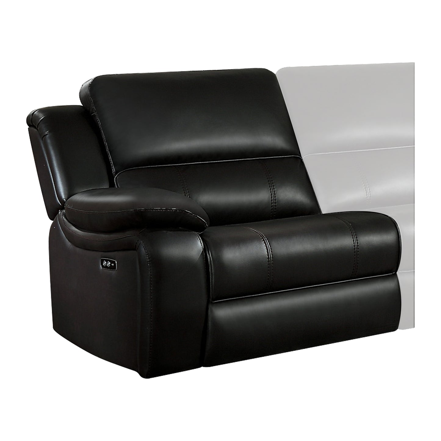 Homelegance Falun Sectional Sofa in Dark Brown 8260DB-6PW