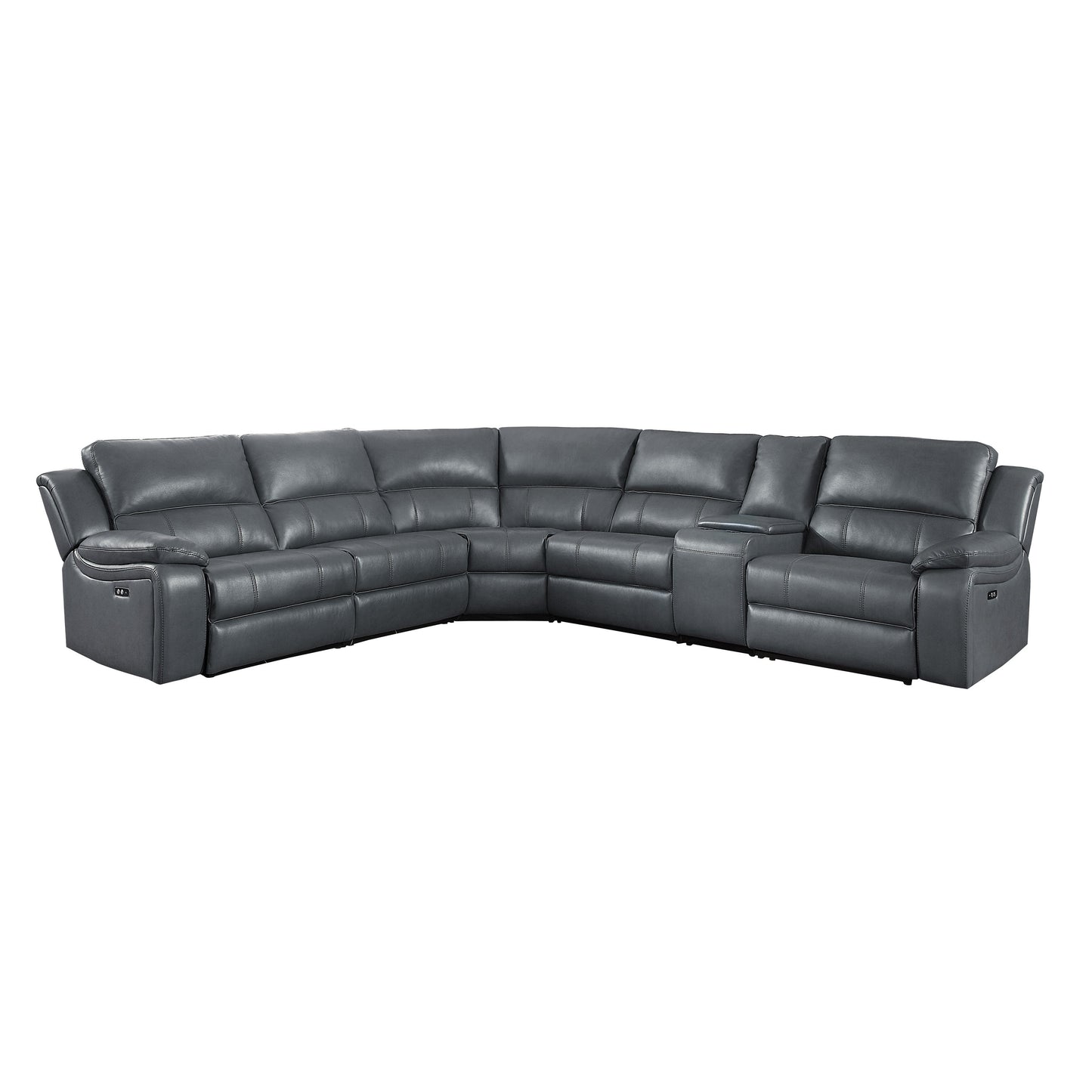Homelegance Falun Sectional Sofa in Gray 8260GY-6PW for Stylish Living Spaces