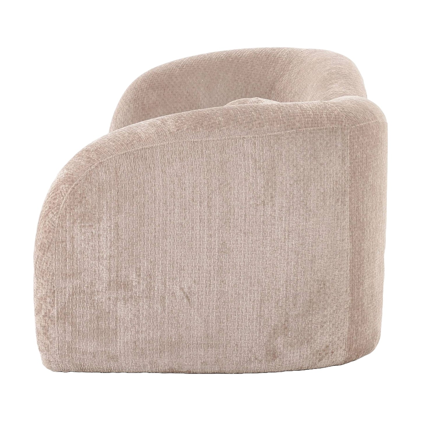Divani Casa Calico Contemporary Beige Fabric 3-Seat Sofa