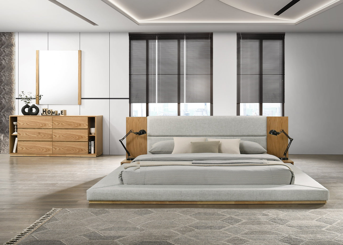 Nova Domus Jagger Modern Natural Oak Bed