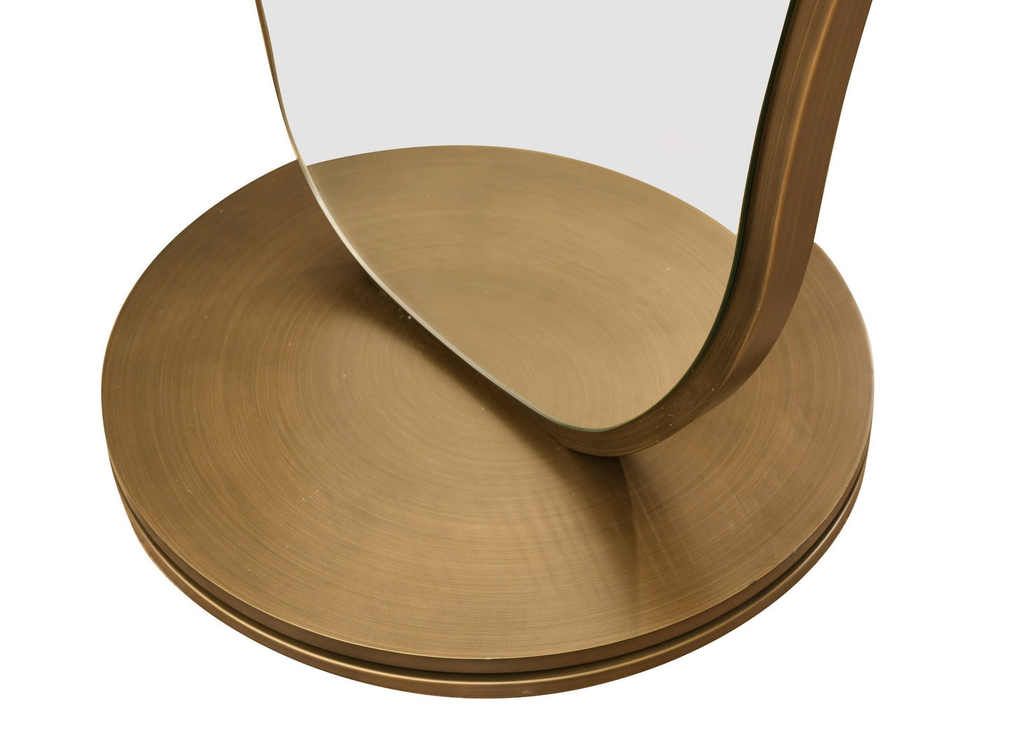 Modrest Esteem Modern Antique Brass Freestanding Mirror