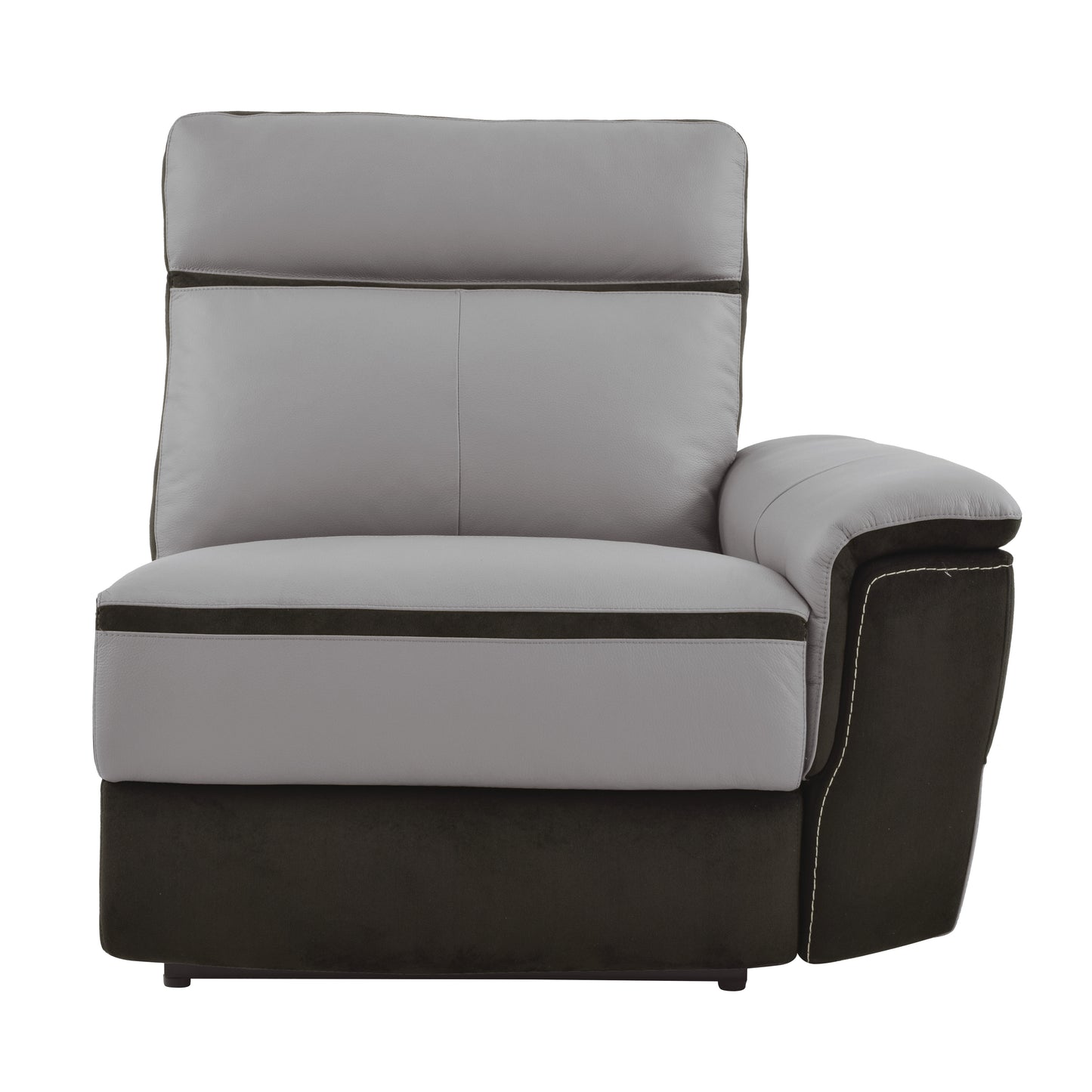 Homelegance Laertes Power Reclining Sectional Sofa Charcoal 8318-5C