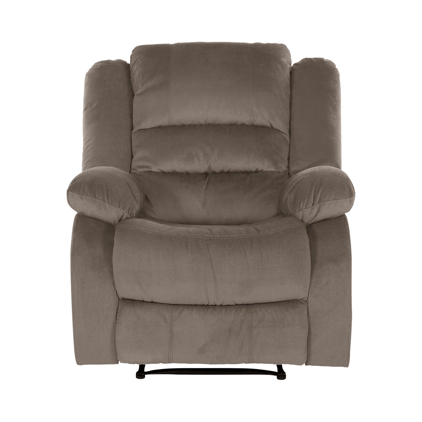 Homelegance Jarita Reclining Chair in Chocolate Microfiber 8329CH-1