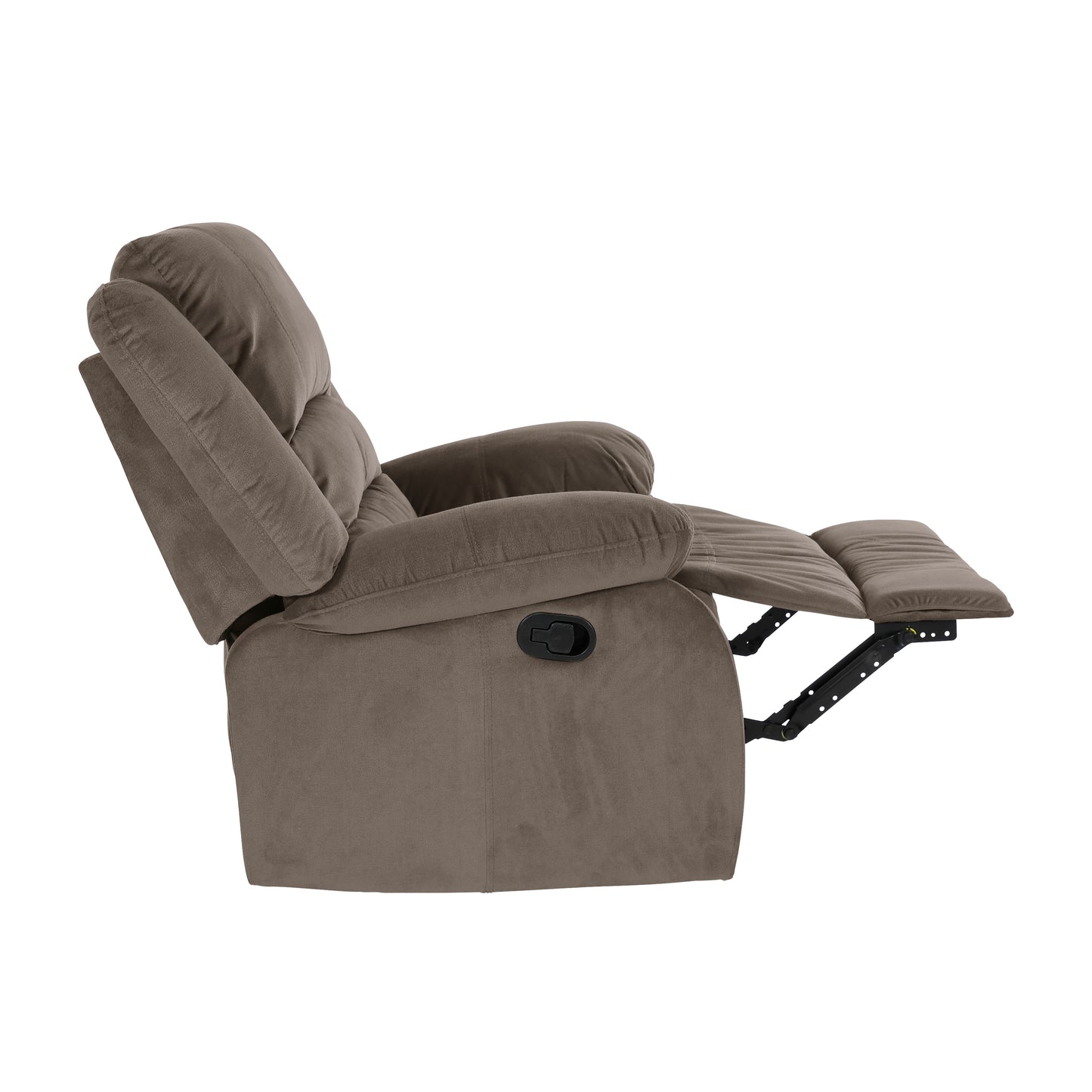 Homelegance Jarita Reclining Chair in Chocolate Microfiber 8329CH-1