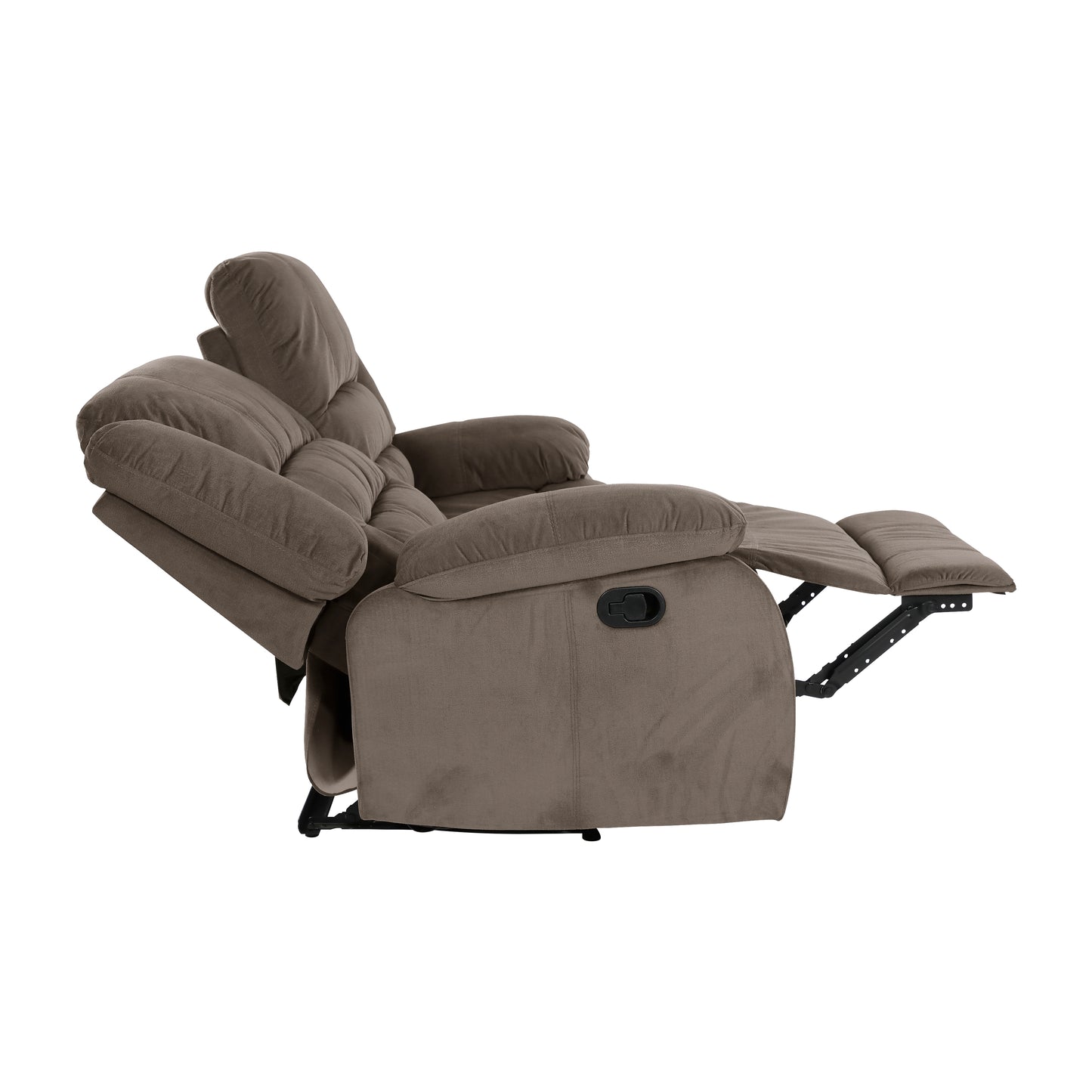 Homelegance Jarita Chocolate Reclining Loveseat 8329CH-2