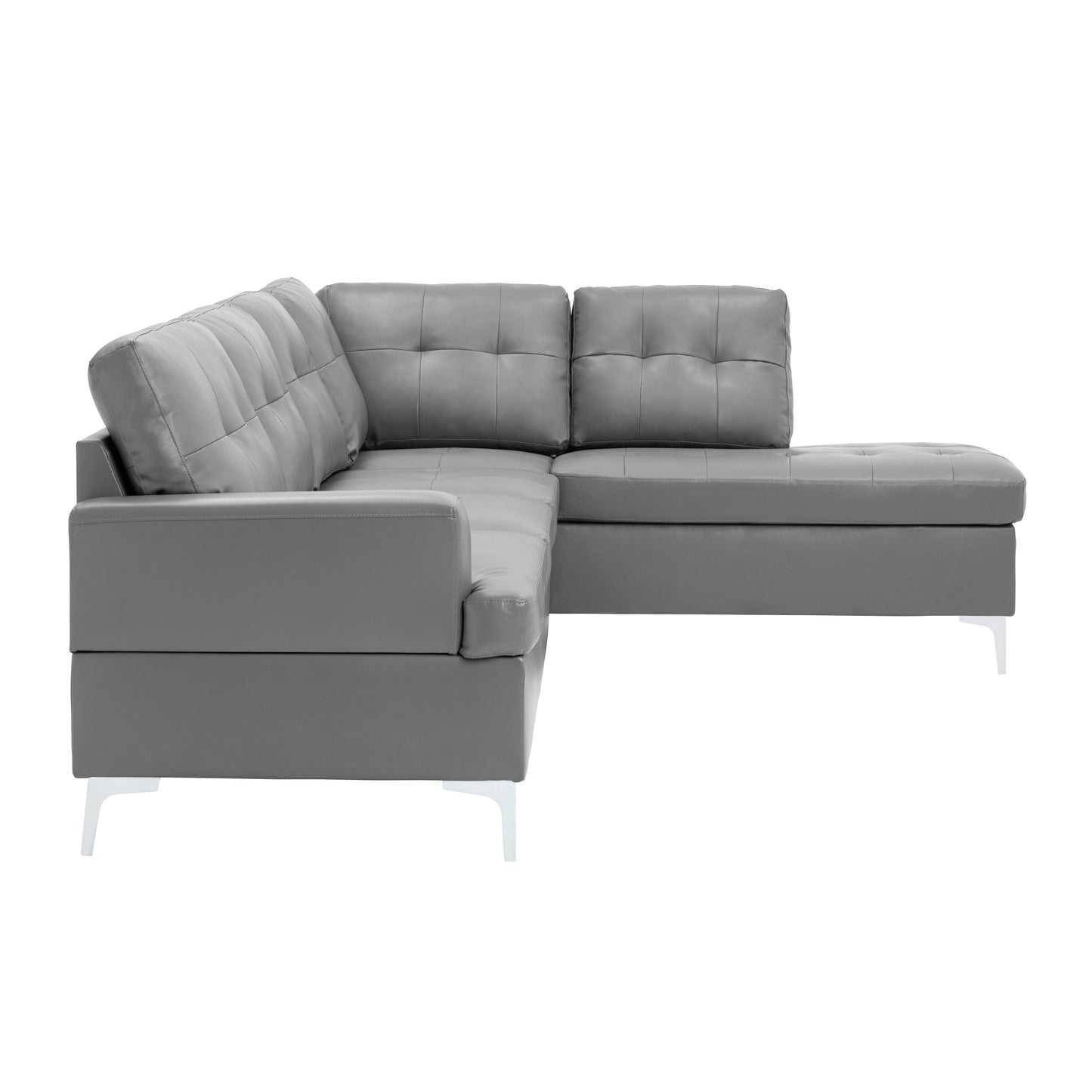 Homelegance Barrington Sectional Sofa in Gray 8378GRY-3