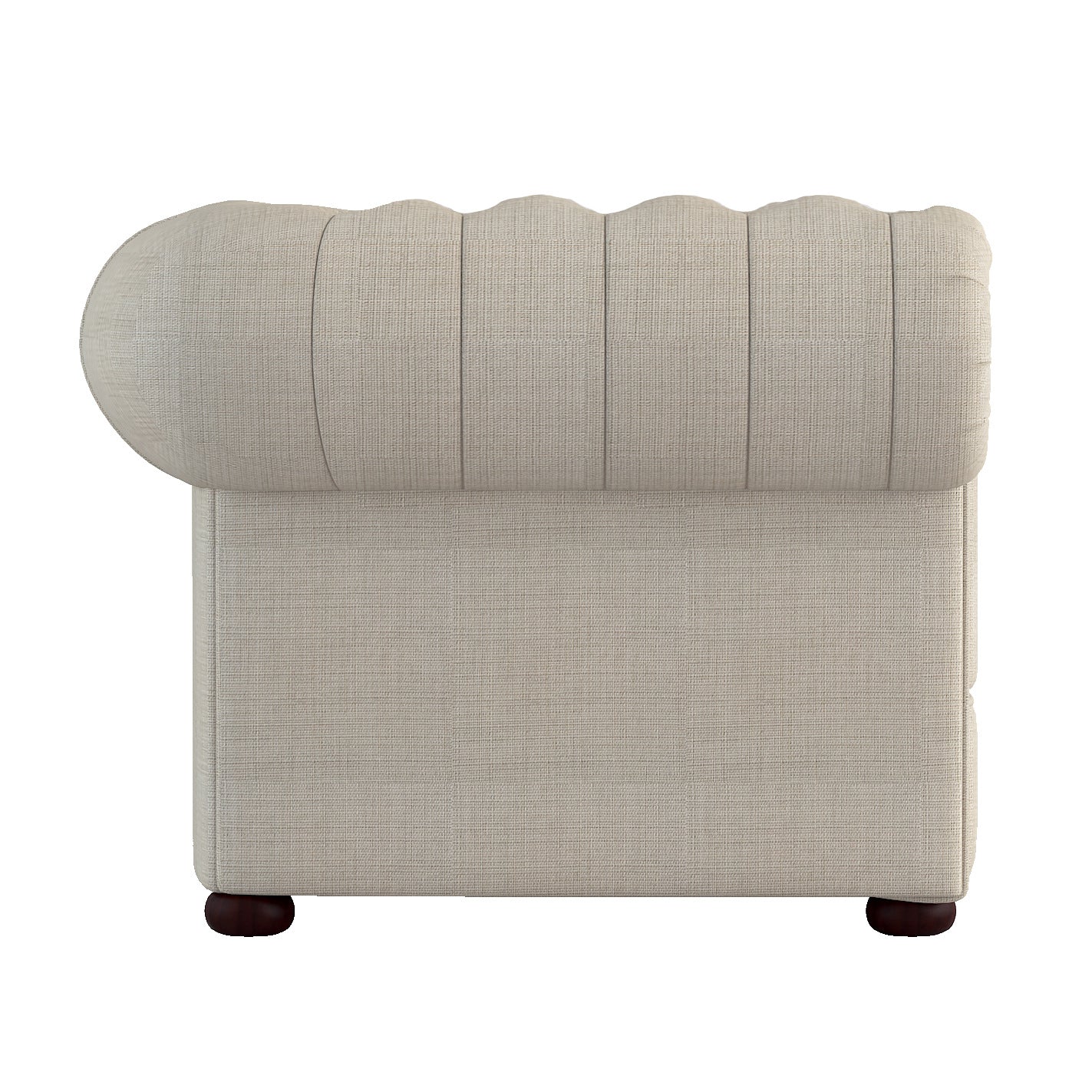 Homelegance Savonburg Accent Chair in Textured Beige with Button Tufting 8427-1