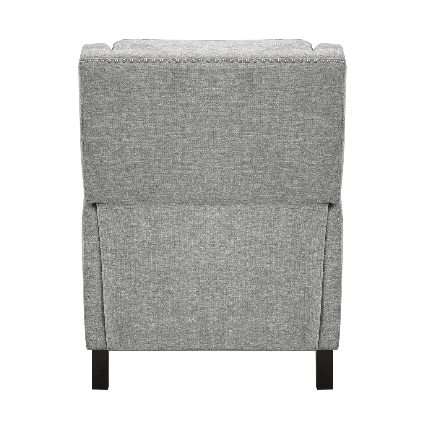 Homelegance Banks Reclining Chair in Textured Gray Fabric 8505GY-1