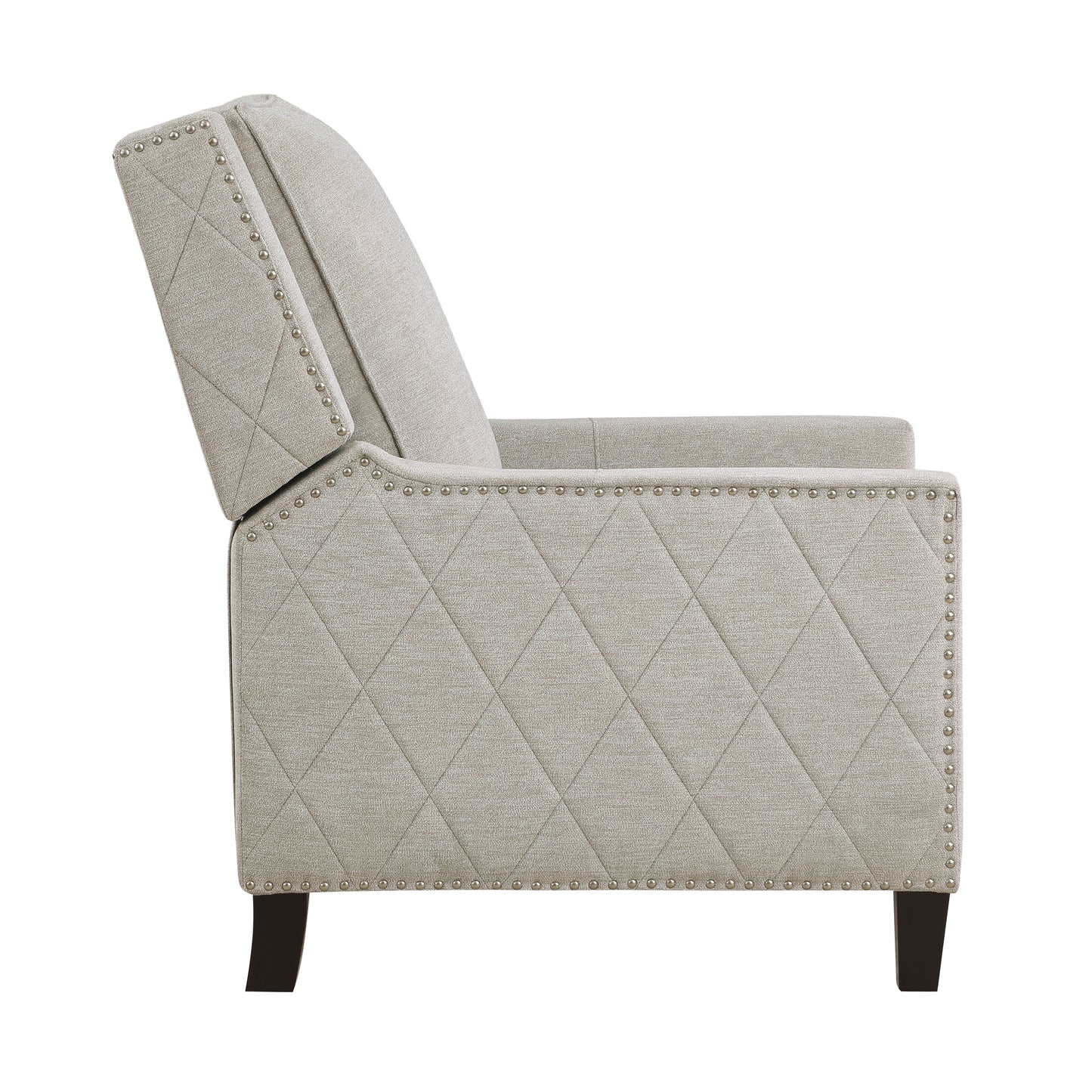 Homelegance Banks Reclining Chair in Textured Sand Fabric 8505SN-1