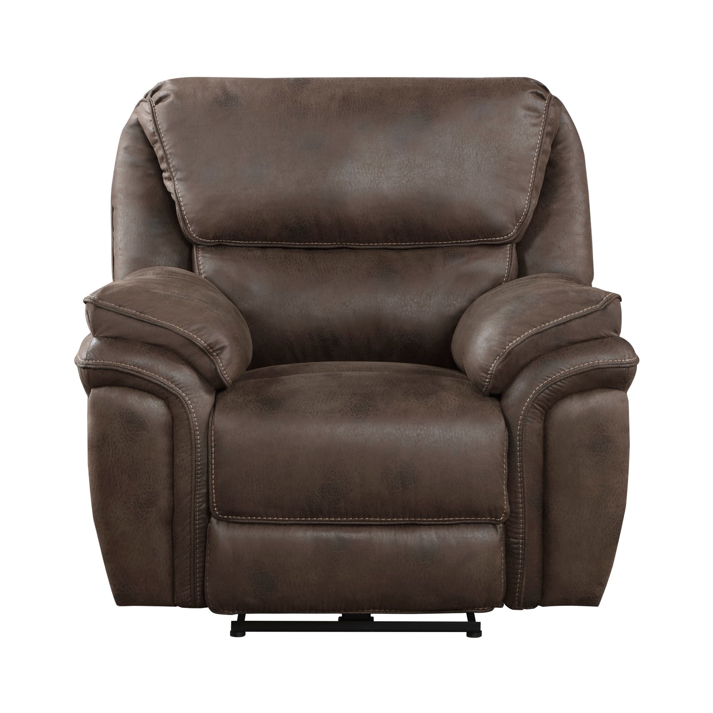 Homelegance Proctor Reclining Chair Power Recliner in Brown 8517BRW-1PW