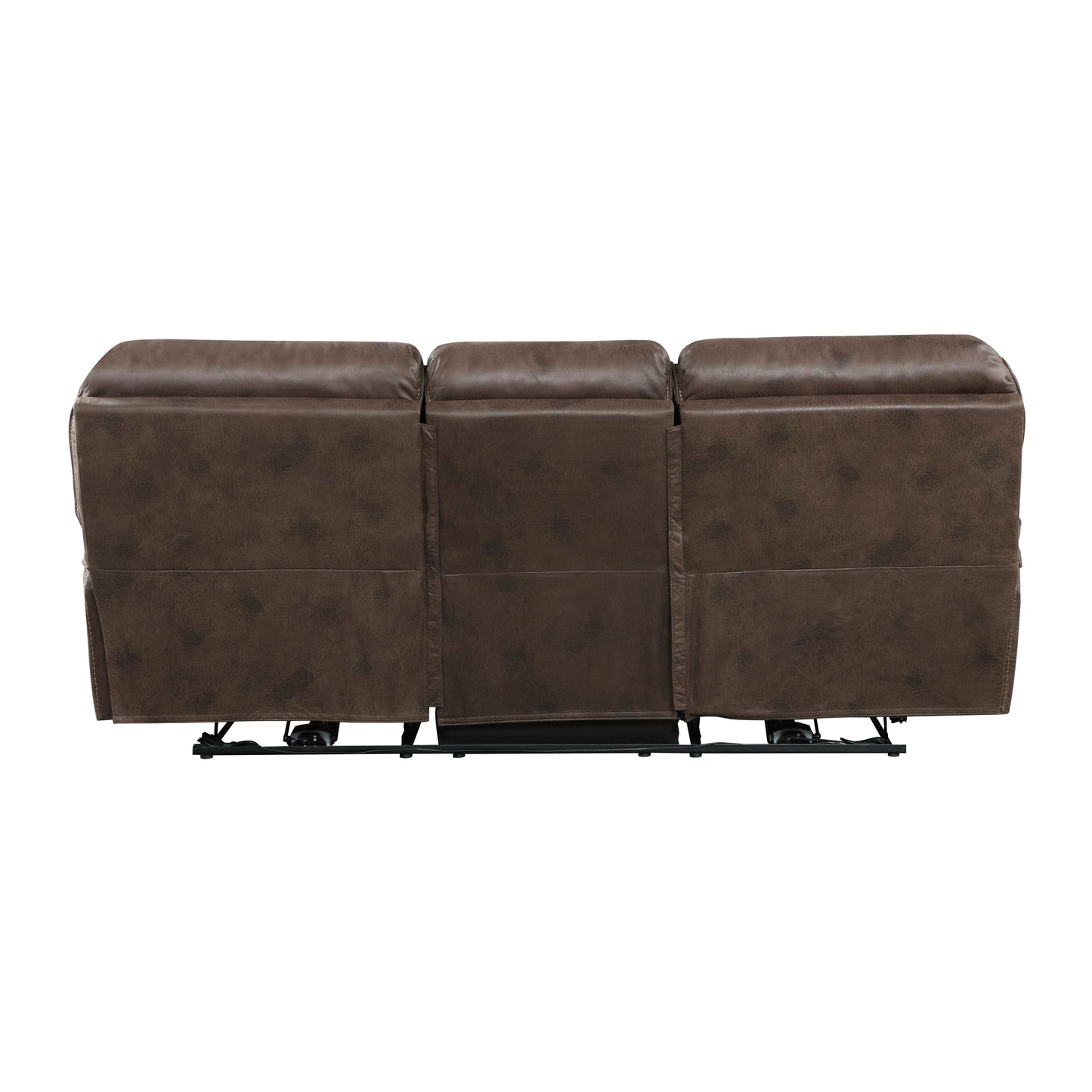 Homelegance Proctor Sectional Sofa in Brown Polished Microfiber 8517BRW-3PW