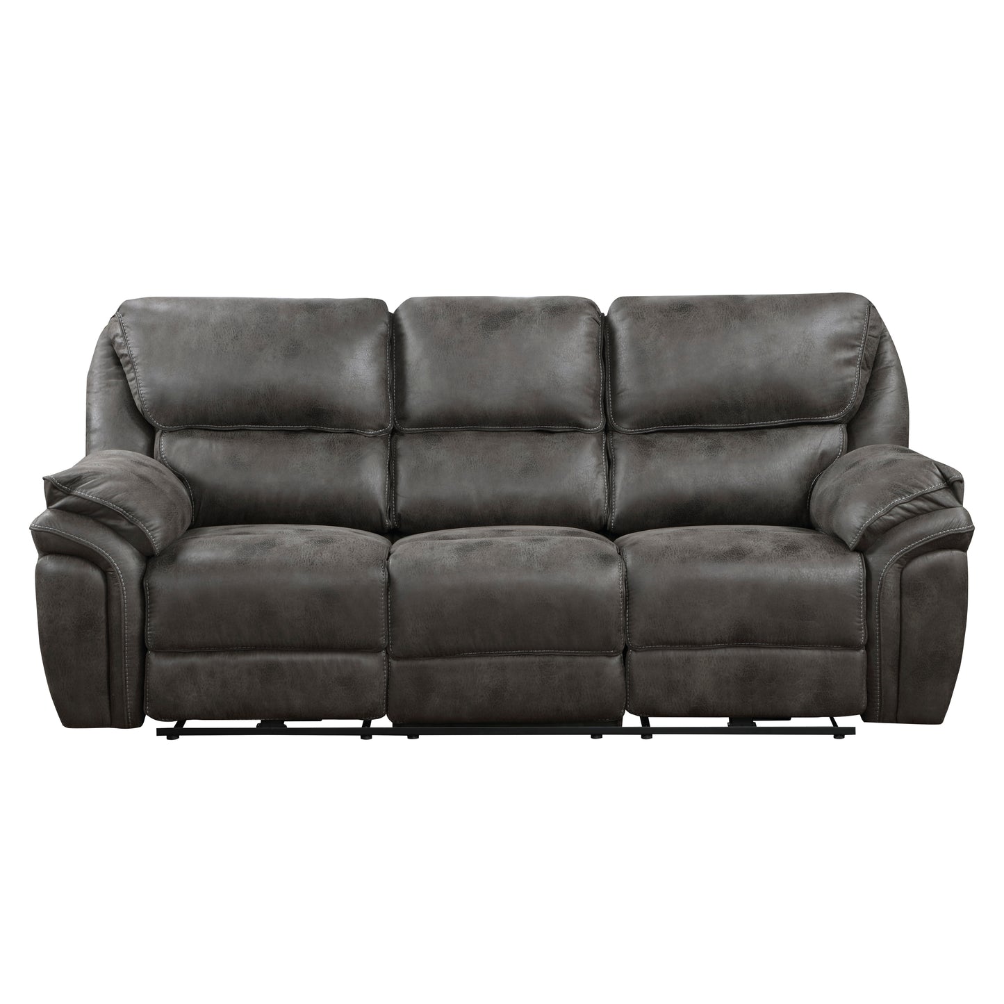 Homelegance Proctor Gray Power Reclining Sectional Sofa 8517GRY-3PW