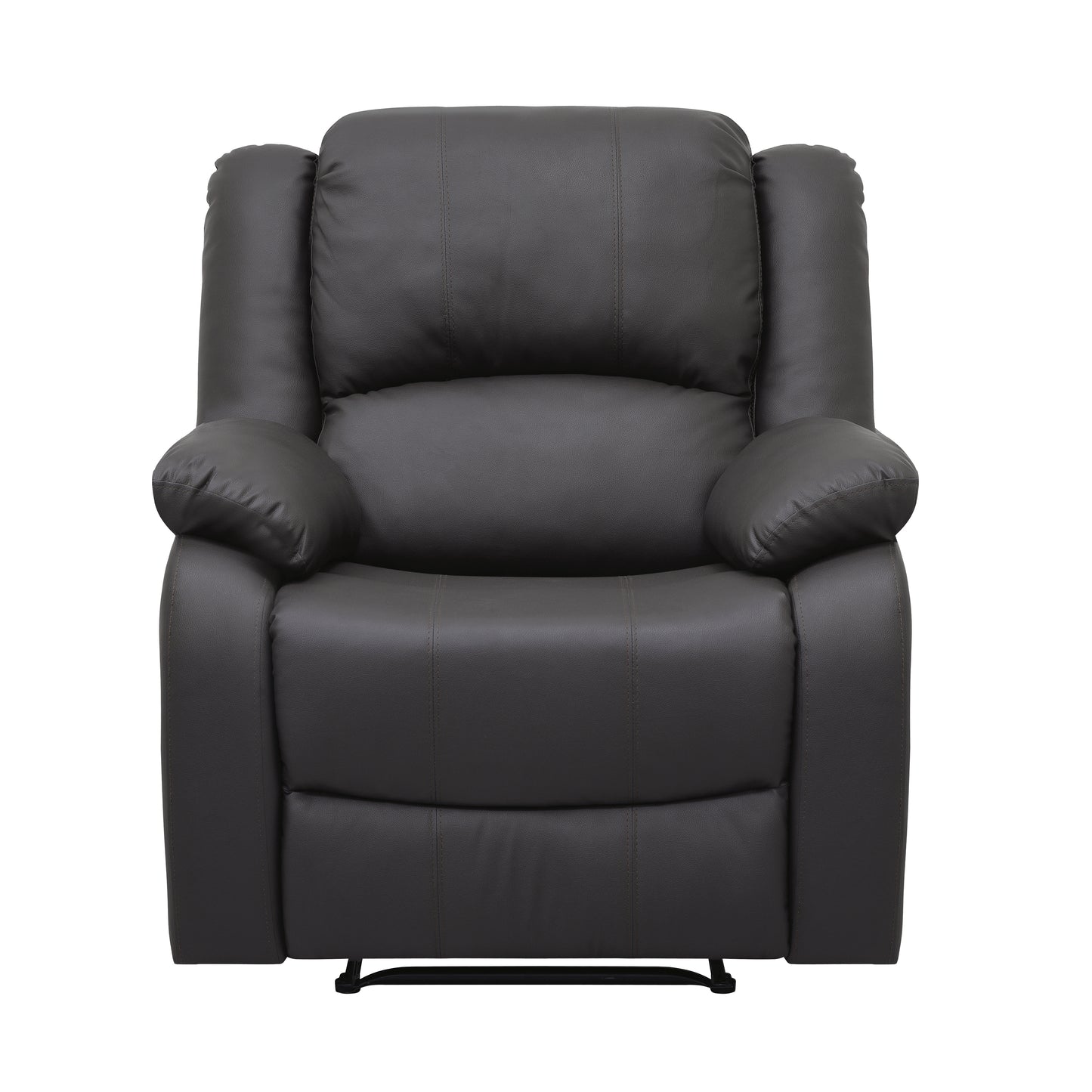 Homelegance Fairview Reclining Chair in Dark Brown Faux Leather 8526DBPU-1