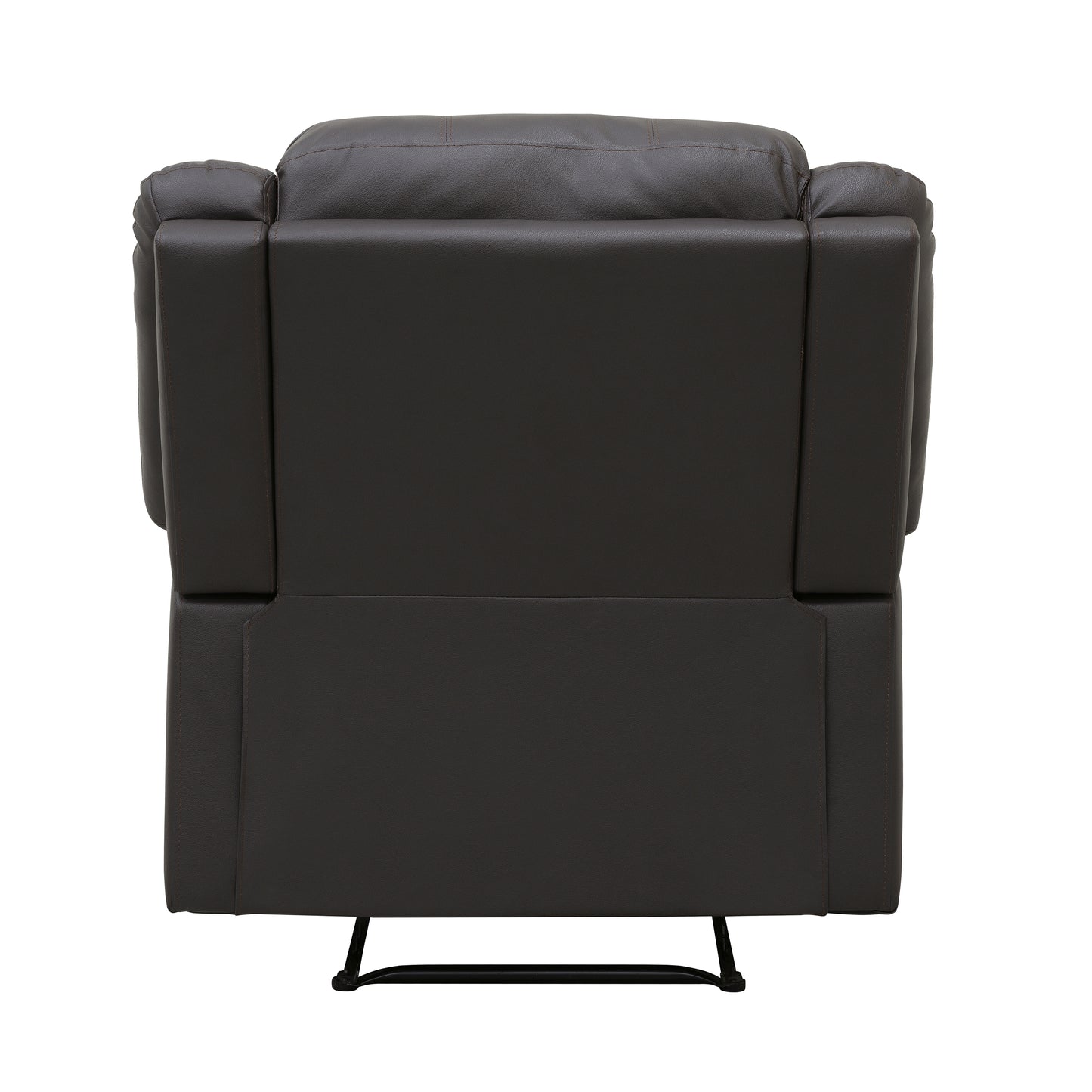 Homelegance Fairview Reclining Chair in Dark Brown Faux Leather 8526DBPU-1