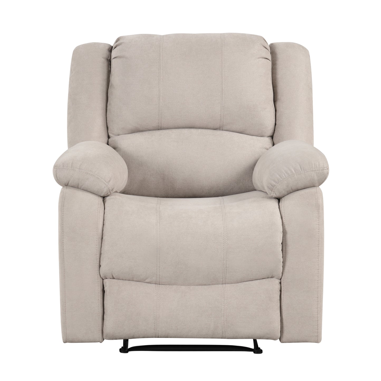 Homelegance Fairview Reclining Chair in Oatmeal Textured Fabric 8526FTM-1
