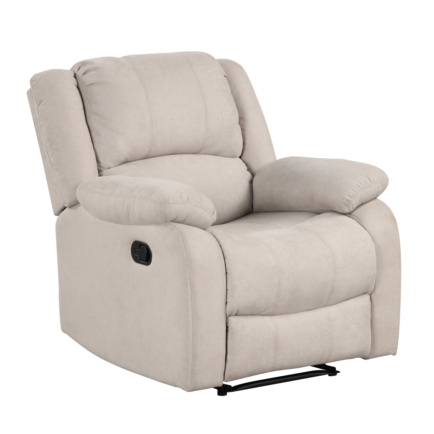 Homelegance Fairview Reclining Chair in Oatmeal Textured Fabric 8526FTM-1