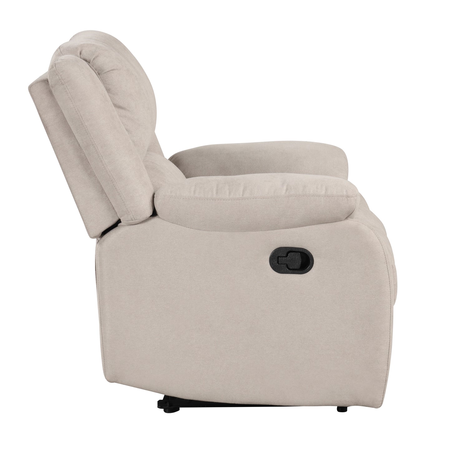 Homelegance Fairview Reclining Chair in Oatmeal Textured Fabric 8526FTM-1