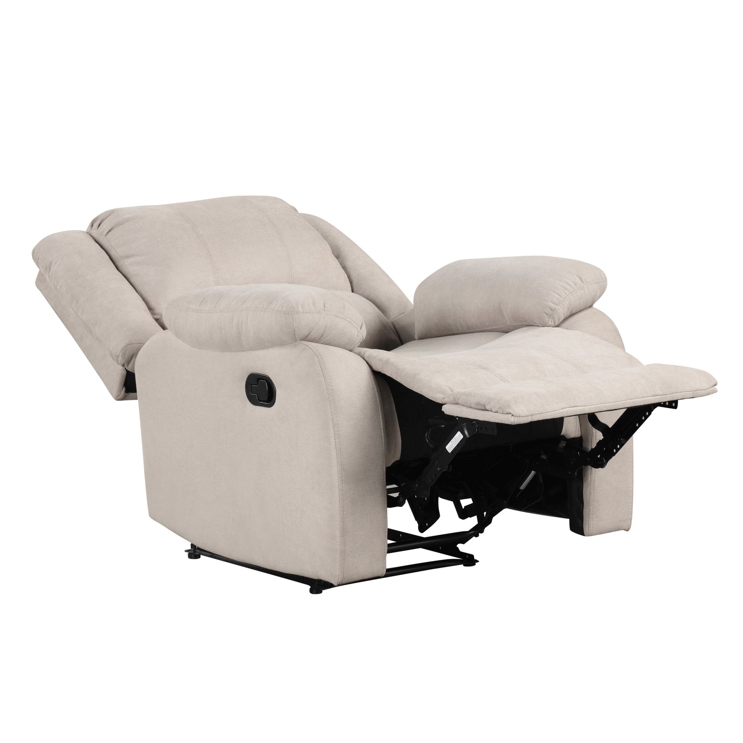Homelegance Fairview Reclining Chair in Oatmeal Textured Fabric 8526FTM-1