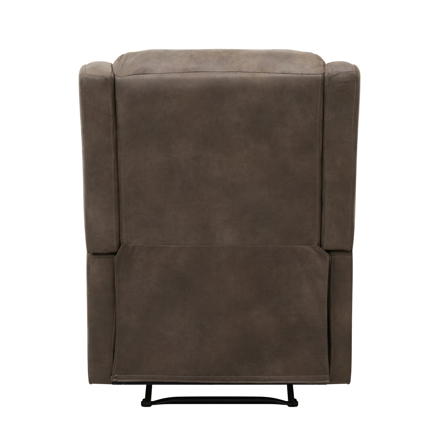 Homelegance Durant Reclining Chair in Brown Polished Microfiber 8527BRW-1