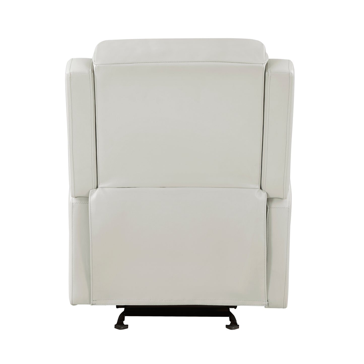 Homelegance Durant Glider Recliner Chair in Taupe Faux Leather 8527TPE-1GD