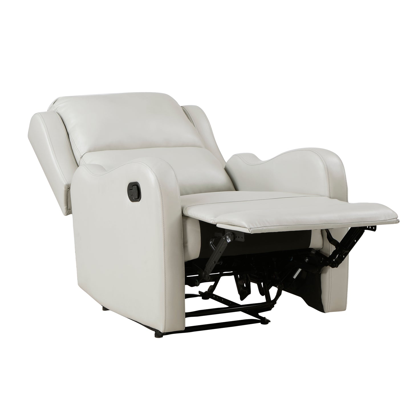 Homelegance Durant Reclining Chair in Taupe Faux Leather 8527TPE-1