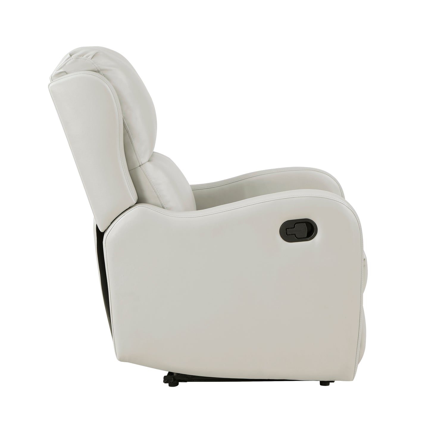 Homelegance Durant Reclining Chair in Taupe Faux Leather 8527TPE-1