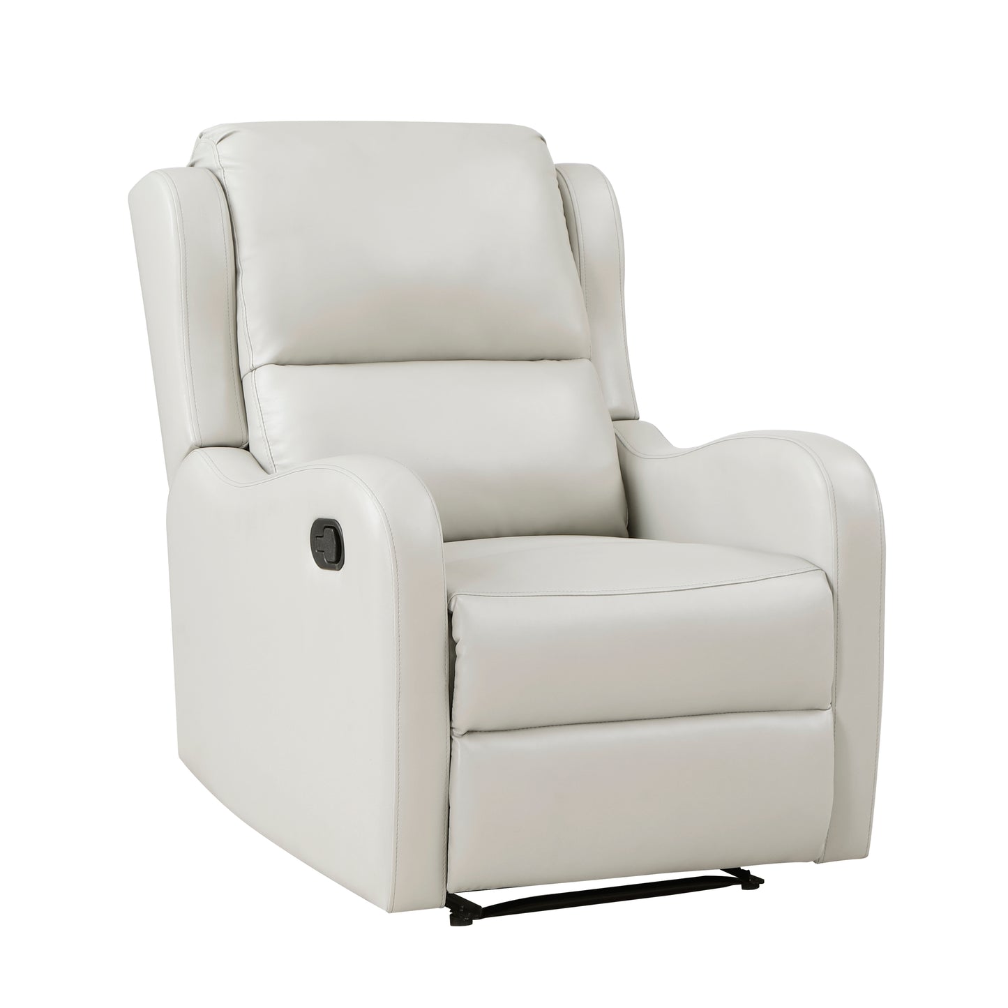 Homelegance Durant Reclining Chair in Taupe Faux Leather 8527TPE-1