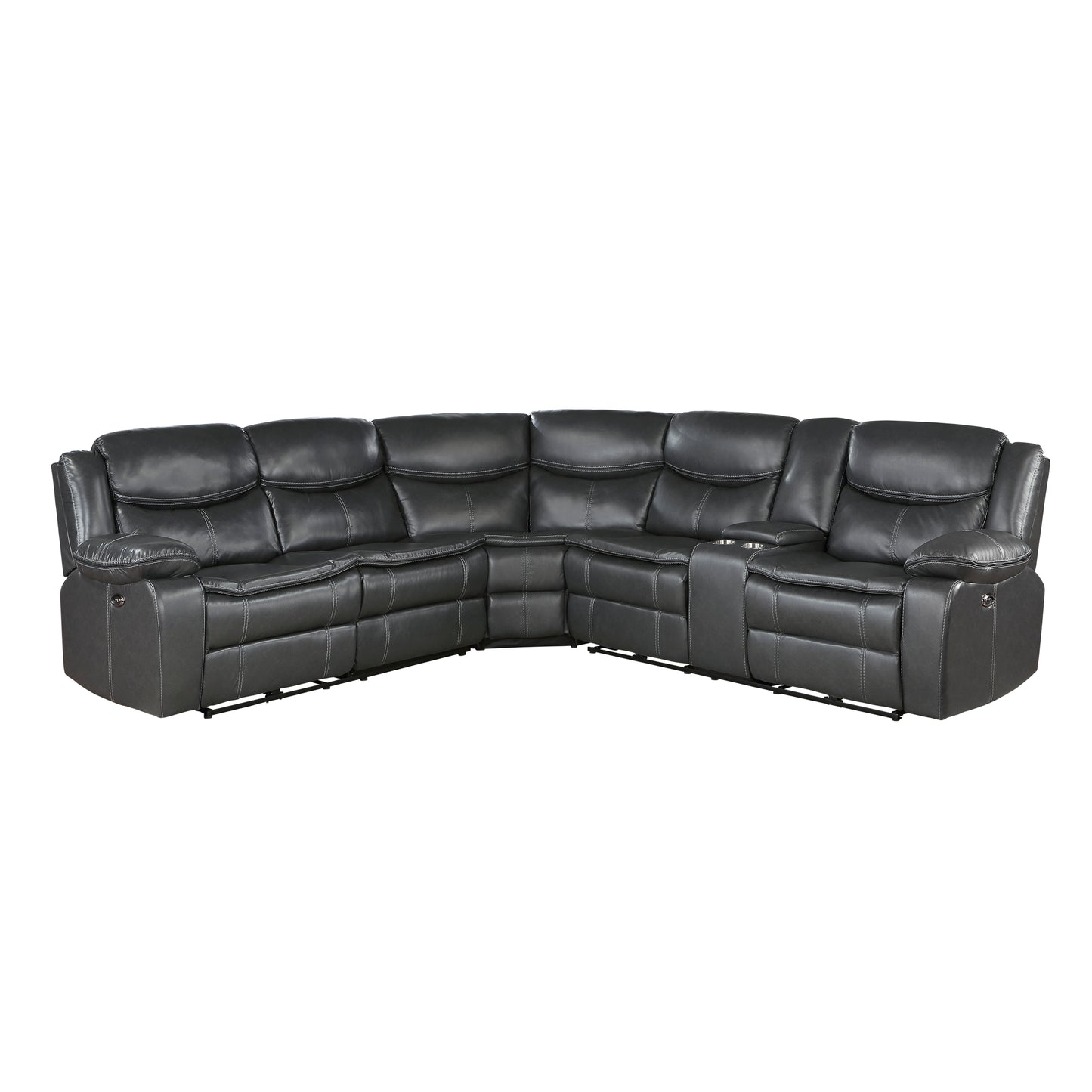 Homelegance Fargo Sectional Sofa in 8528DG-SCPW Stylish Comfort Design